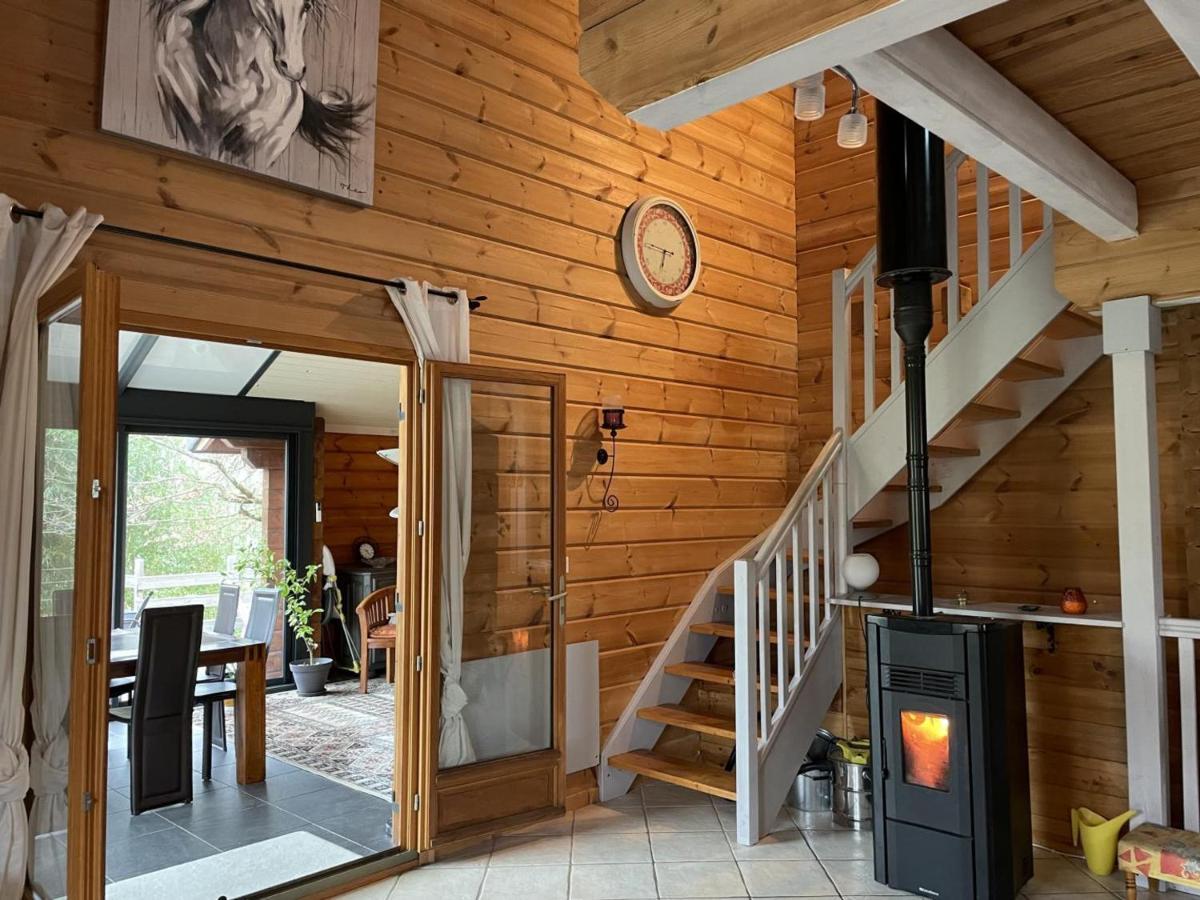 Chalet De Charme Avec Sauna Et Piscine Couverte, Proche De Vichy, Tout Confort, Animaux Acceptes - Fr-1-489-370 Villa Saint-Remy-en-Rollat Luaran gambar