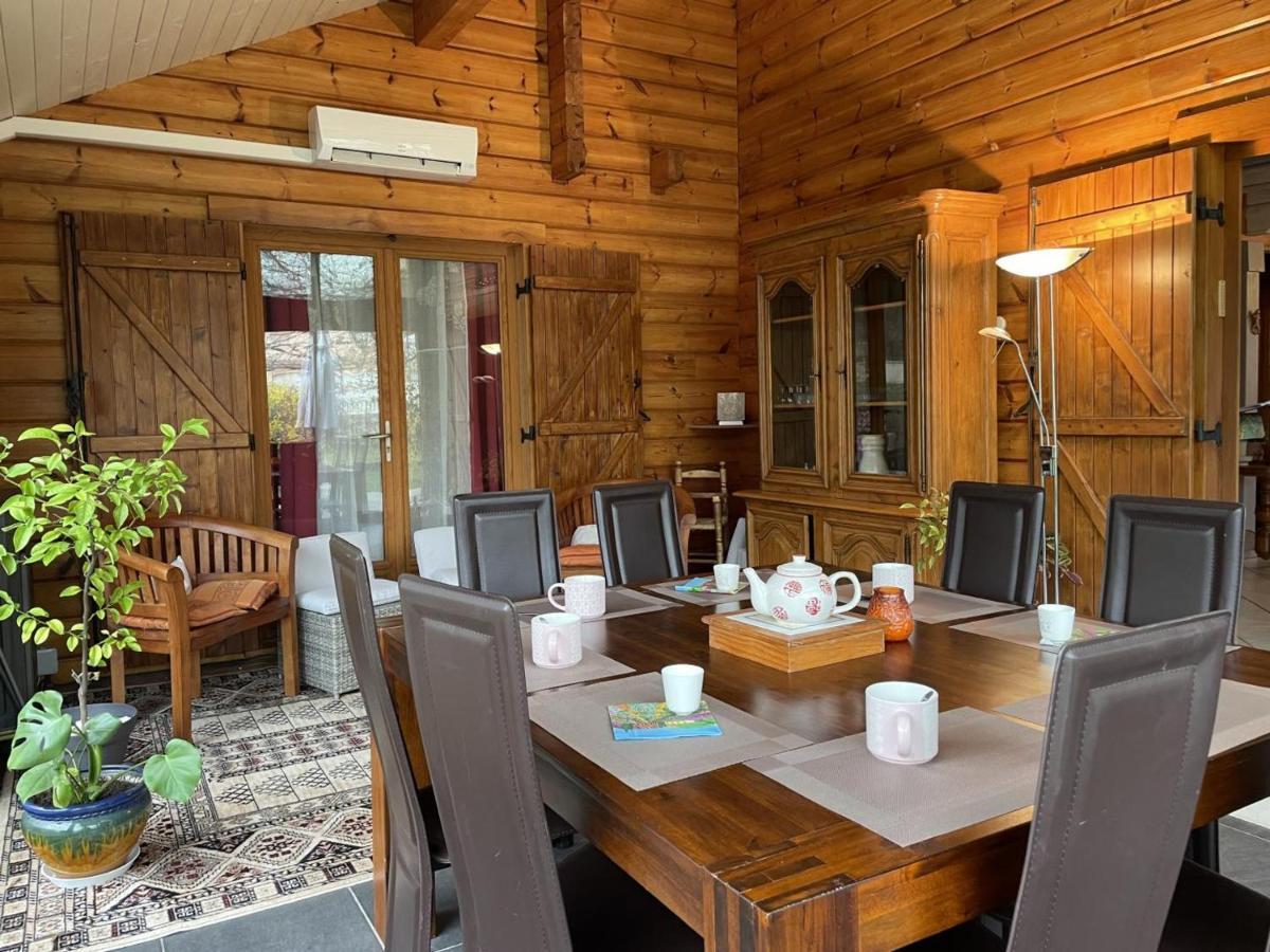 Chalet De Charme Avec Sauna Et Piscine Couverte, Proche De Vichy, Tout Confort, Animaux Acceptes - Fr-1-489-370 Villa Saint-Remy-en-Rollat Luaran gambar