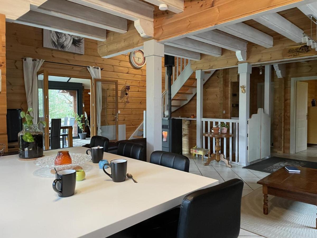 Chalet De Charme Avec Sauna Et Piscine Couverte, Proche De Vichy, Tout Confort, Animaux Acceptes - Fr-1-489-370 Villa Saint-Remy-en-Rollat Luaran gambar